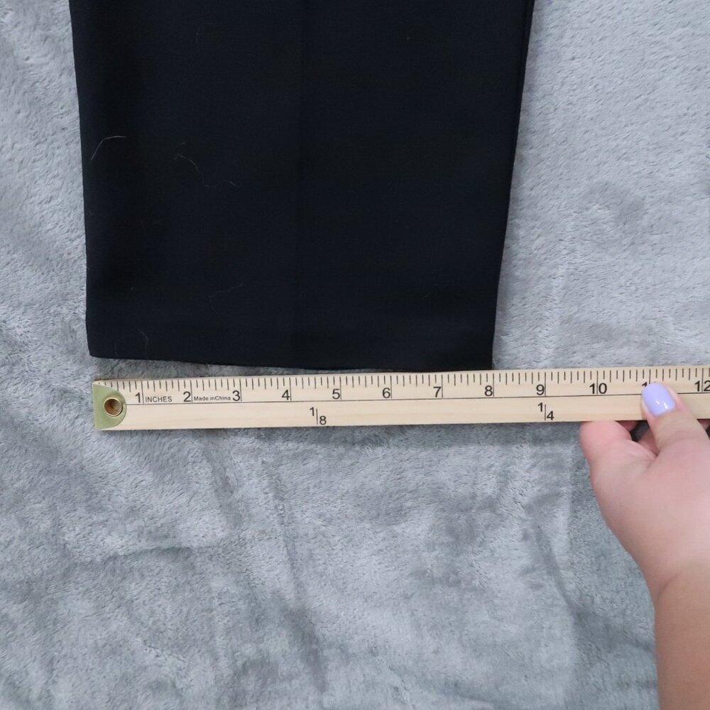 Lee Pants Women 14 Black Straight Secretly Shapes Trousers Business Casual - Picture 13 of 14